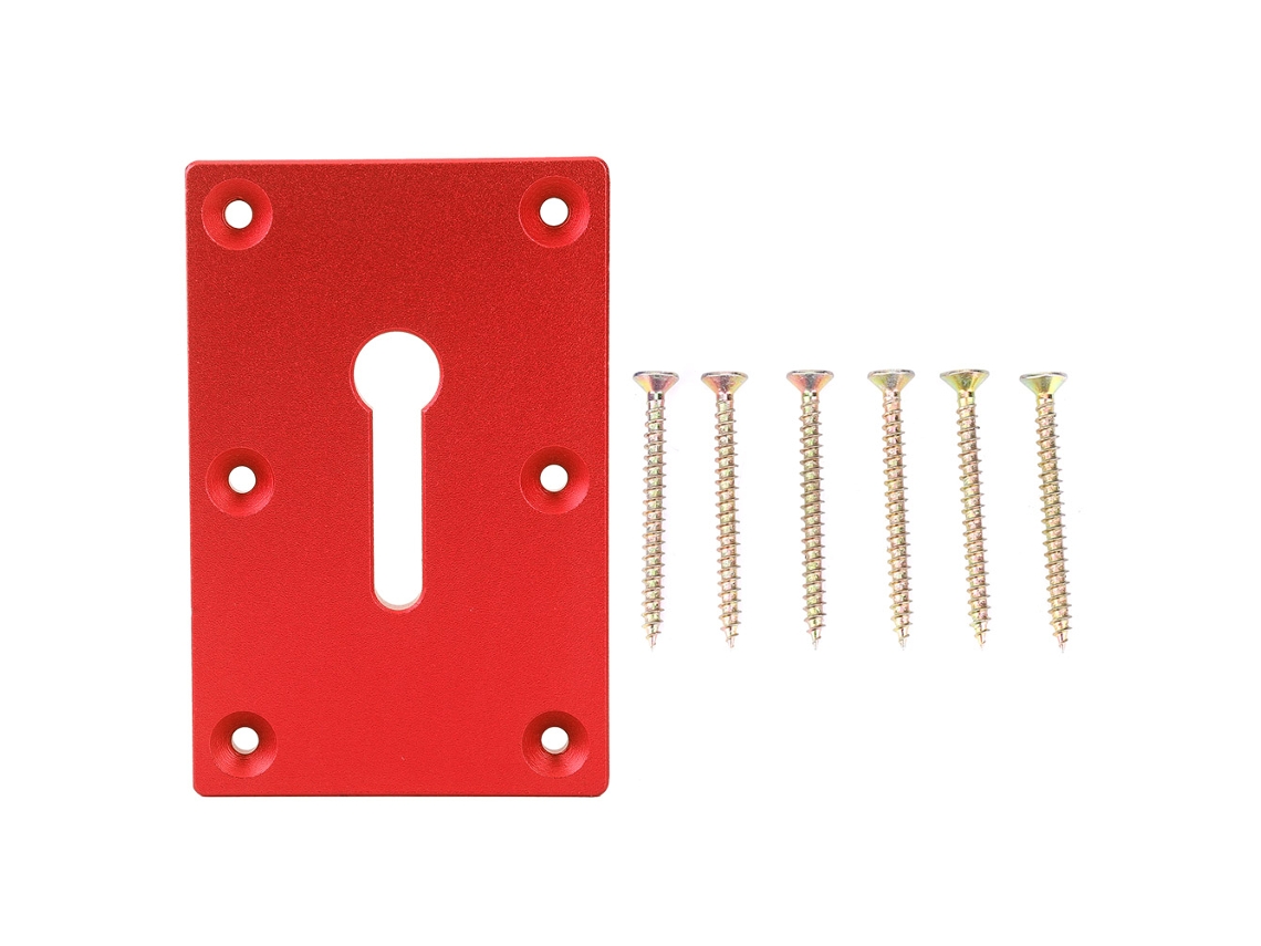 Ferramenta de Fixação para Mesa de Carpintaria YURU, com Pinças de Travamento, Placa de Alumínio 6061 S/MARCA