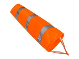 Saco De Meia De Medição De Vento Laranja À Prova D'água Para Exterior Com Cinto Refletivo