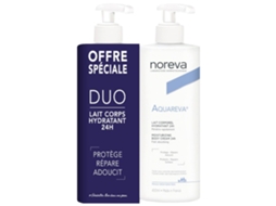 Aquareva 24H Leite Corporal Hidratante Lote de 2 X 400 Ml NOREVA