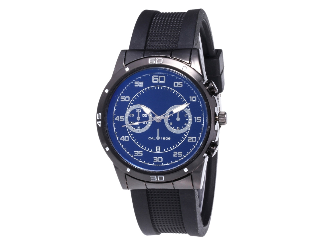 Relógio de quartzo unissex casual Zhoulianfa Zlf0456-d com pulseira de silicone