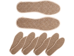 Conjunto De 5 Pares Palmilhas Linho E Algodão Com Aroma Artemísia, Respiráveis E Absorventes De Suor, Ideais Para