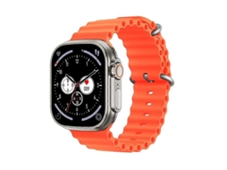 Smartwatch WS68 Ultra com tela colorida de 1,85 polegadas, monitora frequência cardíaca e pressão arterial. Ly Ebike