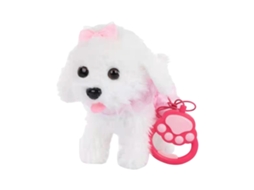Cachorro de Pelúcia Interativo com Controle Remoto. Anda, Late e Abana o Rabo. Brinquedo Educativo, Presente Ideal para Meninas a Partir Dos 3 Anos.