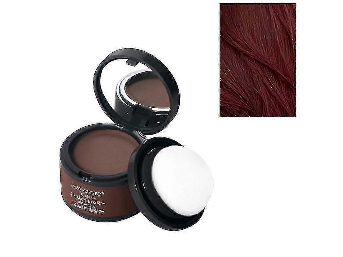Pó para retoque de raiz - Cobertura instantânea para apliques em cabelos ralos - cor chocolate