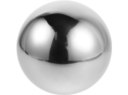 Esfera de Jardim Kichouse em Aço Inoxidável com Acabamento Espelhado Escultura Esférica Refletora para Exteriores CHABERLU
