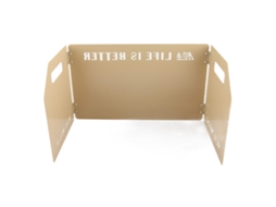 Protector de Vento para Fogão de Camping Plegável Khaki