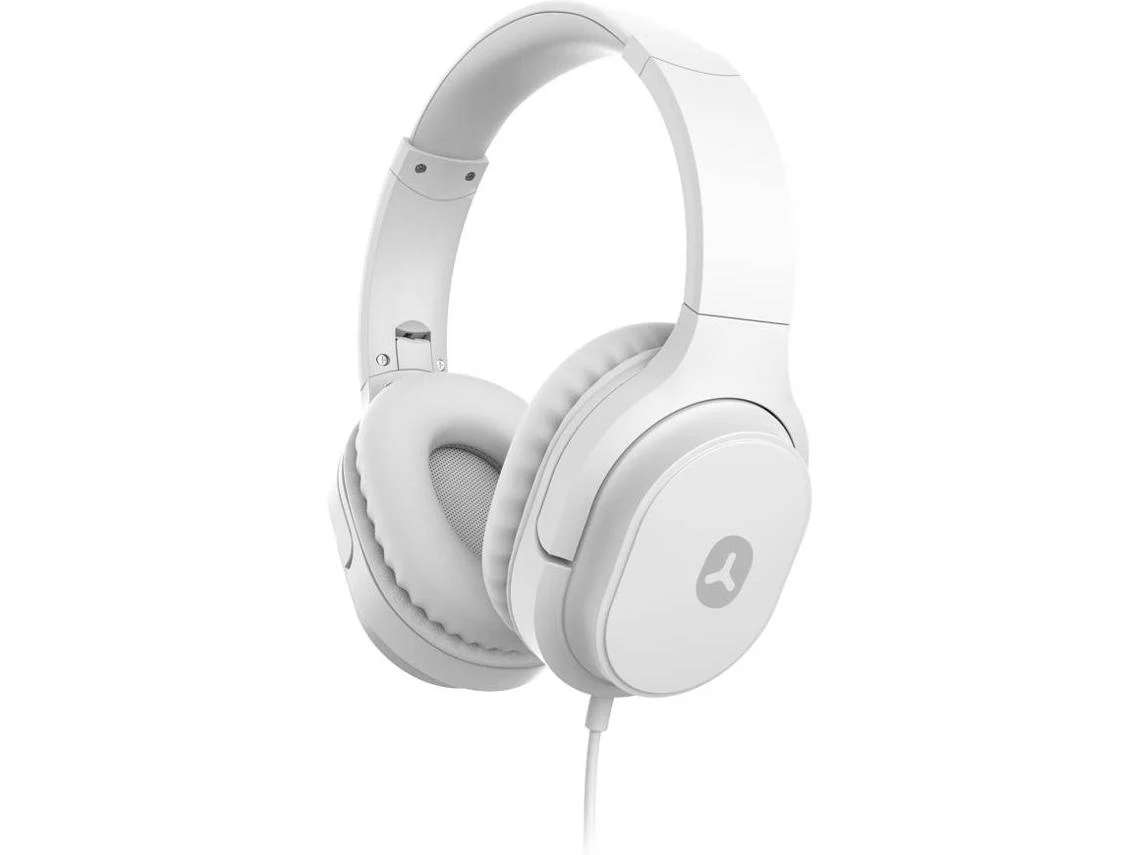 AUSC. GOODIS OVER-EAR COM FIO MIC BRANCO (Outlet Grade A )