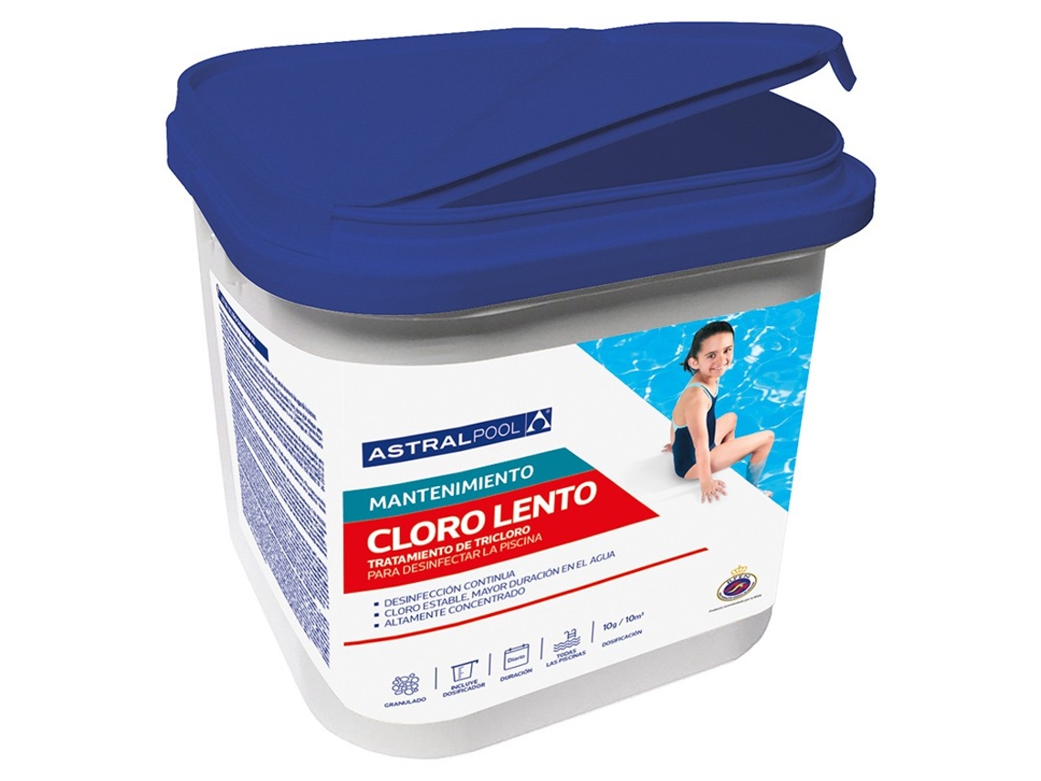 Grânulos De Cloro Lento ASTRALPOOL 5 Kg