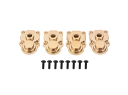 Mali 4pcs Capa de Junta de Direção em Latão para Rc Fms 1/24 Fcx24 Crawler Resistente À Oxidação