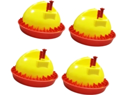 Bebedouro Para Pássaros, Conjunto De 4 Peças, À Prova De Vazamentos E Fácil De Limpar, Fazendas Domésticas.