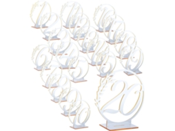 Número De Mesa Elegante E Durável Em Acrílico, Para Festas De Casamento Para Uso Doméstico E Profissional