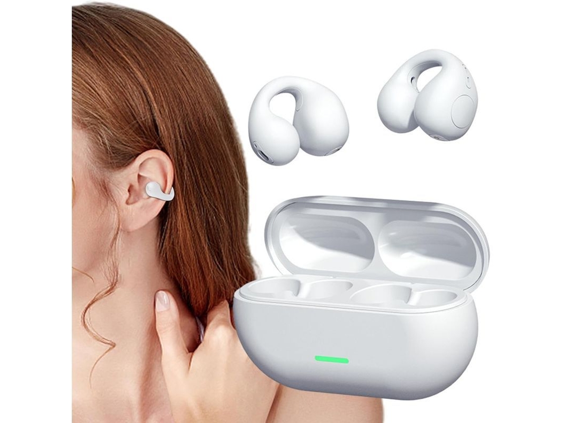 Fone de Ouvido YURU Sem Fio Open Ear Confortável, à Prova D'água, Grave Profundo, para Esportes, Viagens, Uso Diário