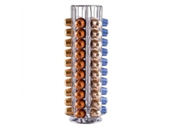 Suporte Para Cápsulas Nespresso Original, Rotação De 360 Graus, Carrossel Suave E Silencioso Com Design Redondo, Armazenamento Que Economiza Espaço Pa