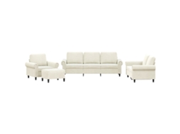 Sofa Set, Sofa Sets Vidaxl Creme Veludo (n/a)