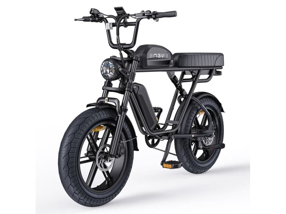 Bicicleta Elétrica Engwe M1 Para Adultos, 250w, Bateria Dupla, Autonomia De 170km, Pneu Largo De 20", Banco Duplo