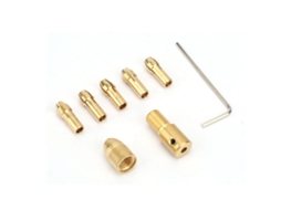 7 Peças De Mandril De Furadeira Eléctrica Collet Micro Furadeira Twist Adaptador Ferramenta 0.5-3mm (2.35mm)