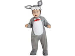 Fato de Bebé DISFRAZZES Coelho Cinzento (Tam: 0 a 6 meses)