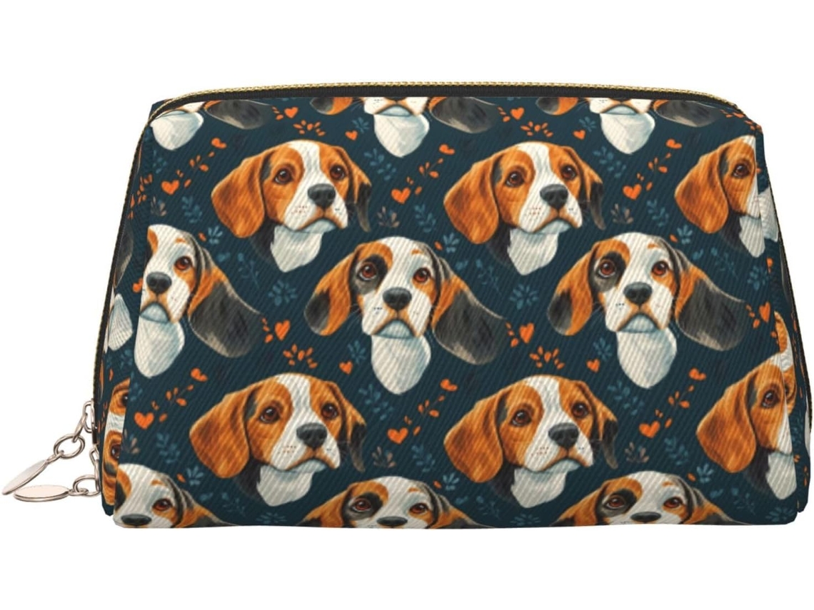 Nécessaire de Maquiagem Estampa Filhote Beagle Viagem S/MARCA