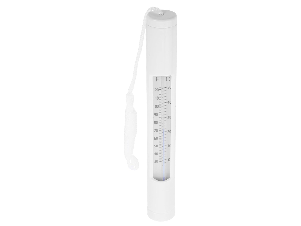 Termômetro para Piscina, Flutuante e Submersível, Feito de Pvc Branco. Dispositivo Preciso para Medição da Temperatura CHABERLU