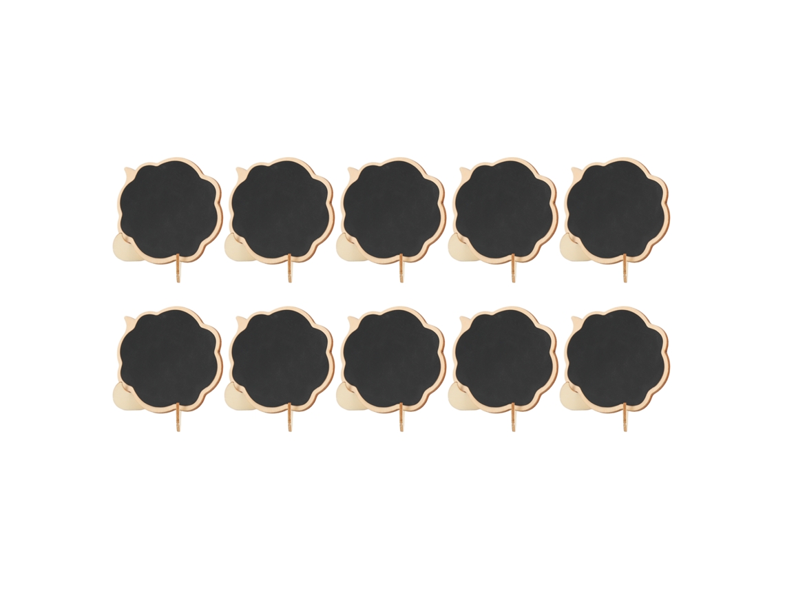 10 Quadros de Giz Mini Nuvem com Suporte Dobrável para Casamento