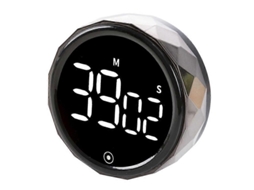 Temporizador De Cozinha Digital Com Função Cronômetro E Contagem Regressiva Em Alumínio Db Slowmoose