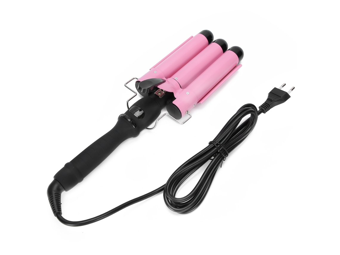 2026 planchita de Rizo de Três Tubos Lcd 28mm/1,1pol, Ferramenta Elétrica de Penteado, Plugue Eu