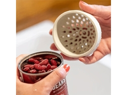 Escorredor De Latas De Silicone, Mini De Alimentos, Cozinha Compacto Para Escorrer, Utensílio De Cozinha Portátil