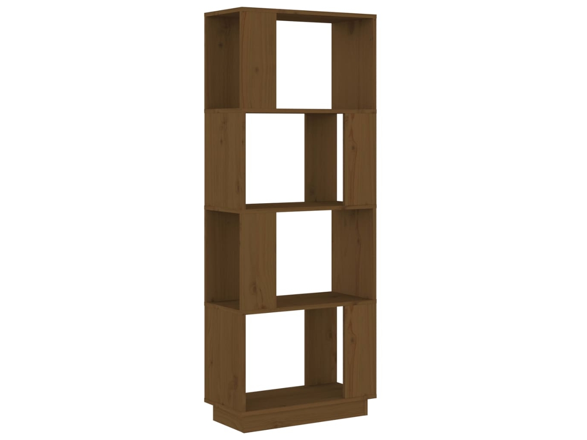 Prateleira/Divisória MAISON EXCLUSIVE em Pinho Maciço Castanho Mel (51x25x132 cm)