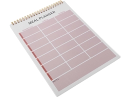 Carnet De Planification Des Repas Mensuel En Papier Design Élégant Pour Suivi À Long Terme Et Listes De