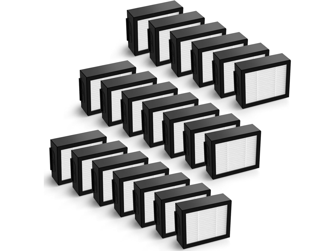 Kit De Substituição Para Irobot I3/i4/i6/i7/i8/e5/e6 Acessórios De Filtro Para Aspirador Robô (20 Peças) Cuich