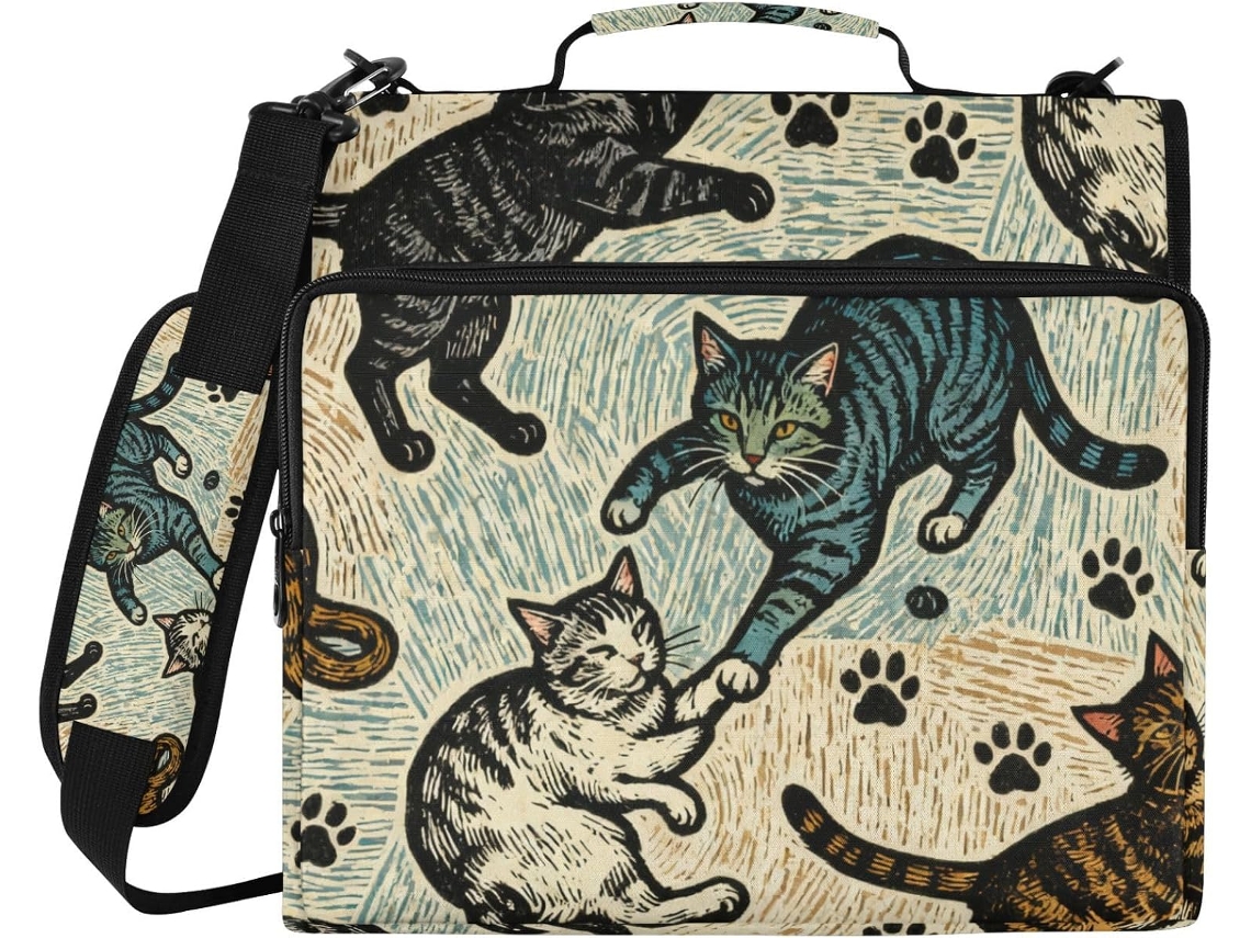 Bolsa Gamer Moderna Com Zíper De 3 Argolas, Alça De Ombro E Mão, Diversos Bolsos, Ideal Viagens, Escola Escritório