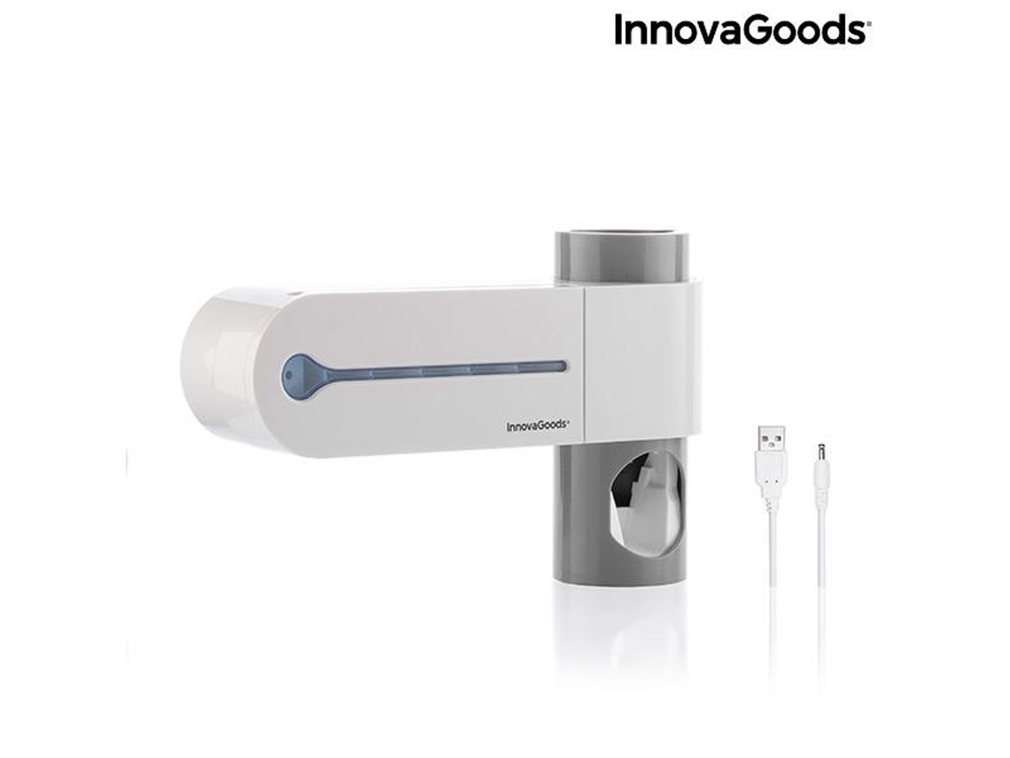 Esterilizador Uv de Escovas de Dentes com Suporte e Dispensador de Pasta de Dentes Smiluv Innovagoods
