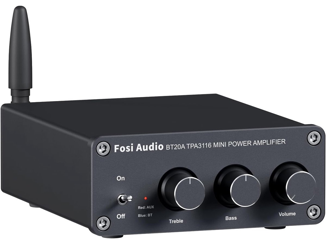 Amplificador Hifi Estéreo Fosi Audio Bt20a – Bluetooth 5.0 – 2 X 100 W