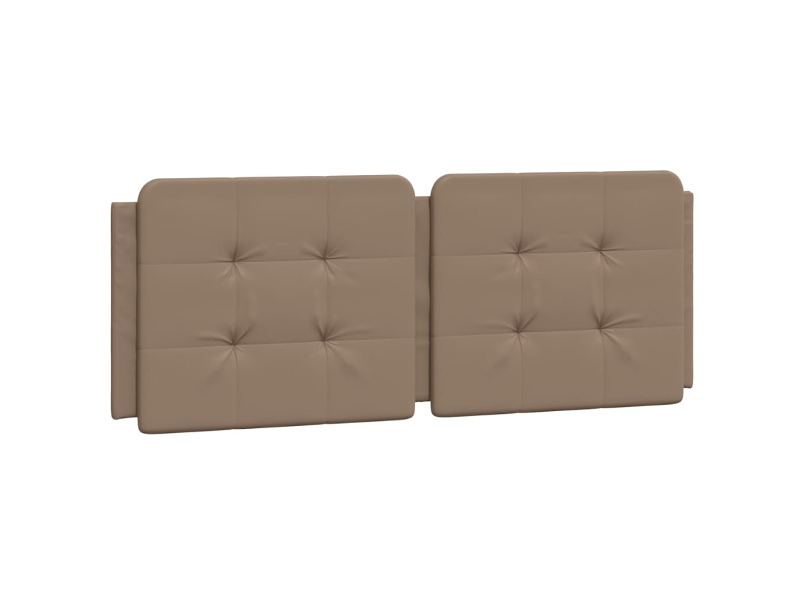 Almofada de Cabeça Zadar Couro Artificial Cappuccino 140 cm MAISON EXCLUSIVE