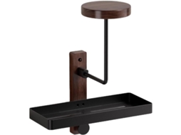 Suporte Antiderrapante Para Capacete Em Madeira De Nogueira, Ideal Para Quarto, Hall De Entrada, Sala De Estar, Varanda