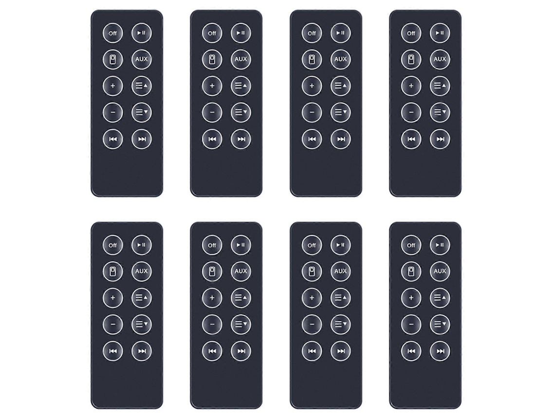 Conjunto De 8 Controles Remotos De Substituição Para O Sistema De Som Digital Bose Sounddock 10 Sd10 Compatível Com Bluetooth._glo
