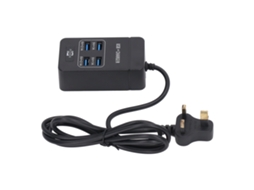 Laxiscreed Usb Smart Socket Portátil Com 4 Portas De Carregamento Rápido E Design Compacto