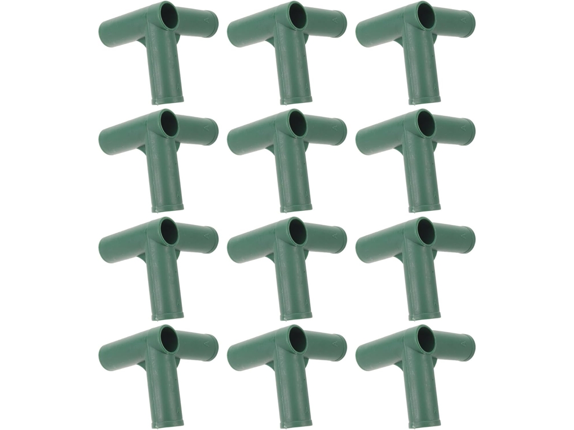 Conjunto De 12 Conectores Fixação Quadro 3 Vias A 90° Em Plástico