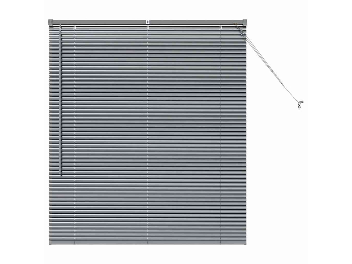 Conjunto 1 Persianas Venecianas Vidaxl Cinzento Alumínio (130 X 110 Cm)