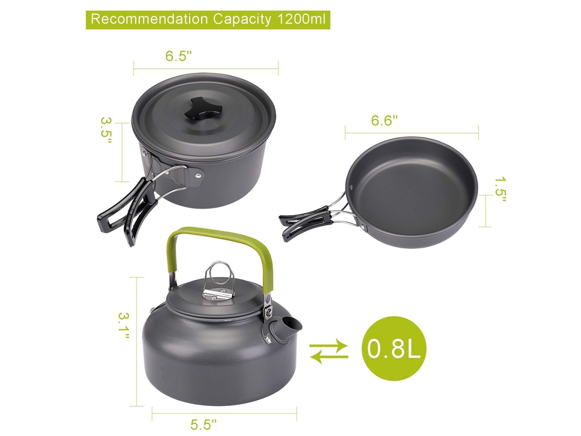 Conjunto de Cozinha Portátil para Campismo e Piquenique