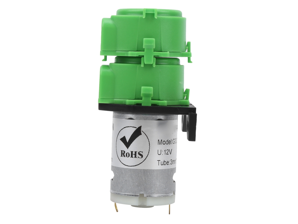 Bomba Peristáltica Dupla Cabeça Mini Dosing Para Aquário Tanque De Peixe Dc12v