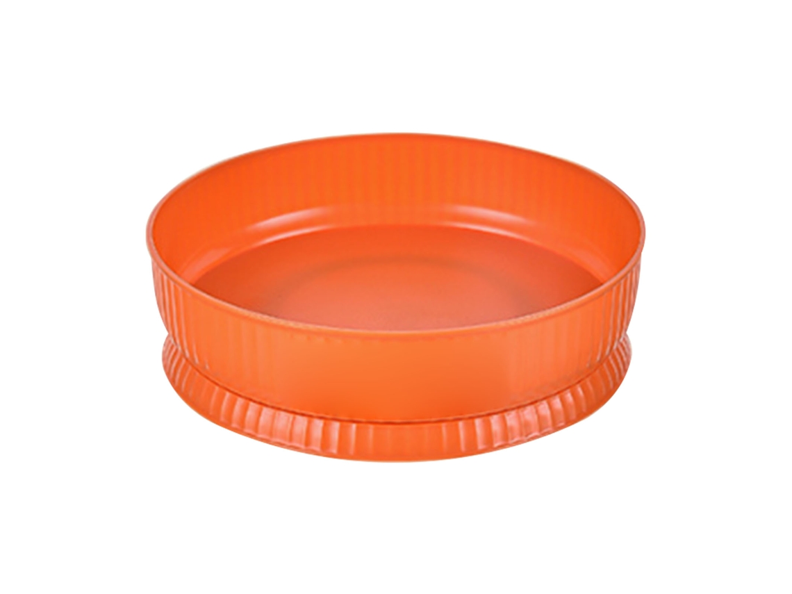Organizador giratório de plástico, 360°, grande capacidade, para cosméticos, especiarias, frutas, laranja | S/MARCA
