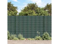 Vidaxl Painel De Privacidade Para Jardim 70x0,19 M Pvc Verde