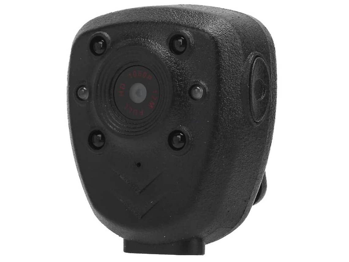 Minicâmera portátil com visão noturna 1080p, ideal para uso doméstico e externo (preta)
