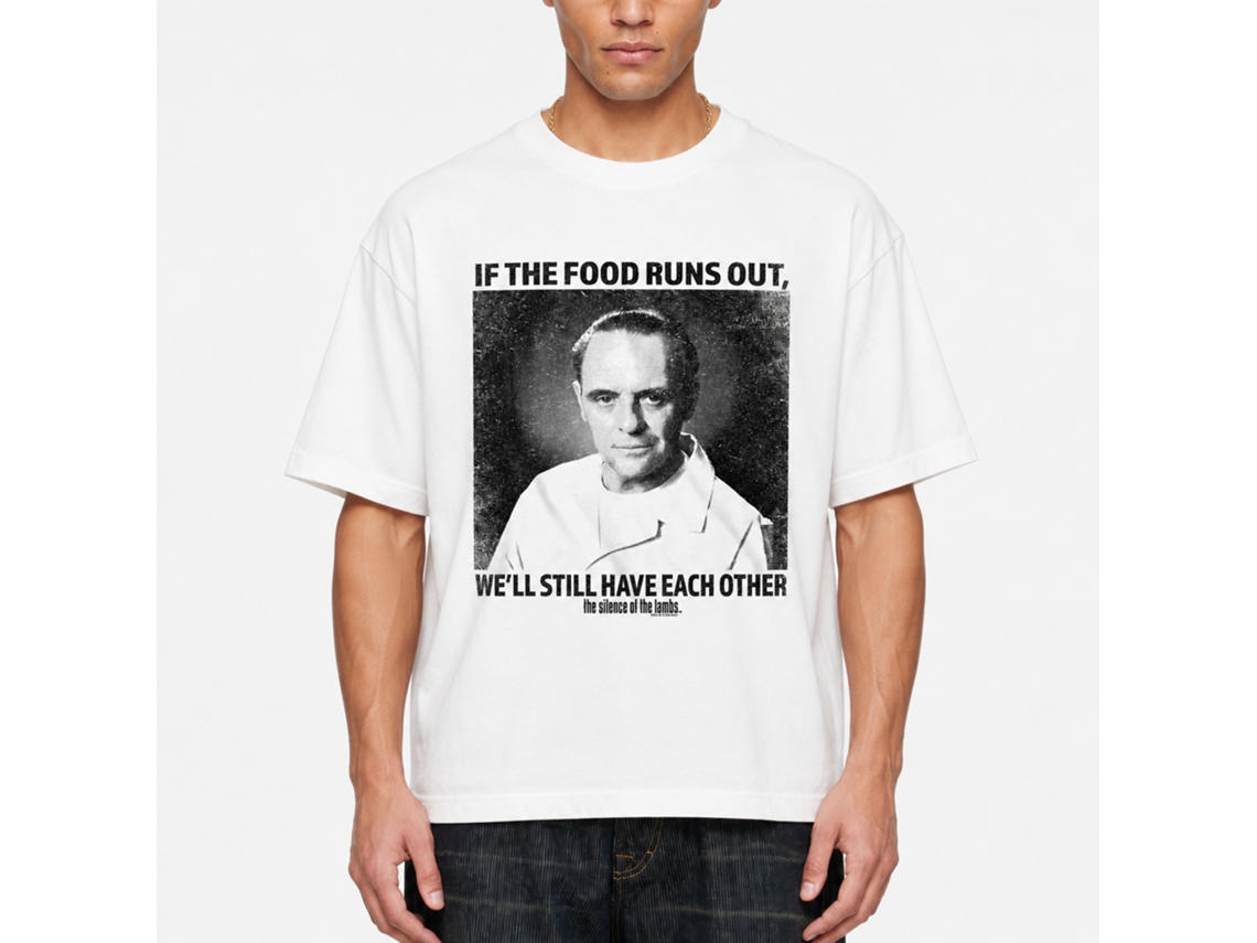 Rockinstone Silence Of The Lambs Movie Each Other White Adult T-shirt Size:xxl