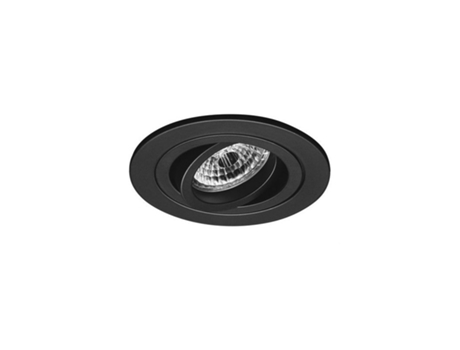 Spot Embutido 50w Ip20 Preto Jiso 703d 01