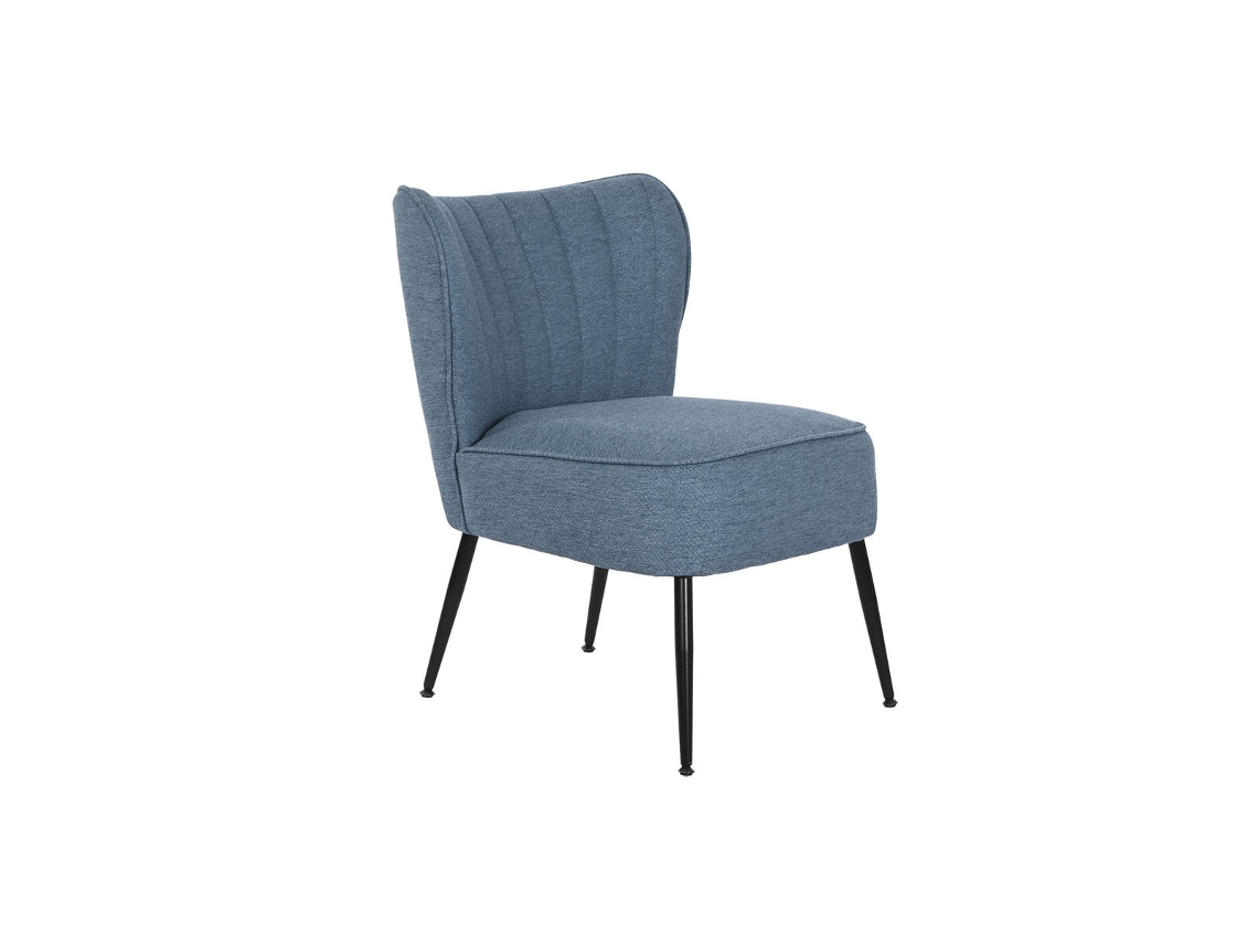 Poltrona Dkd Home Decor Metal Azul 55 x 64 x 72,5 cm