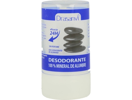 Desodorante  de alumínio e vidro mineral