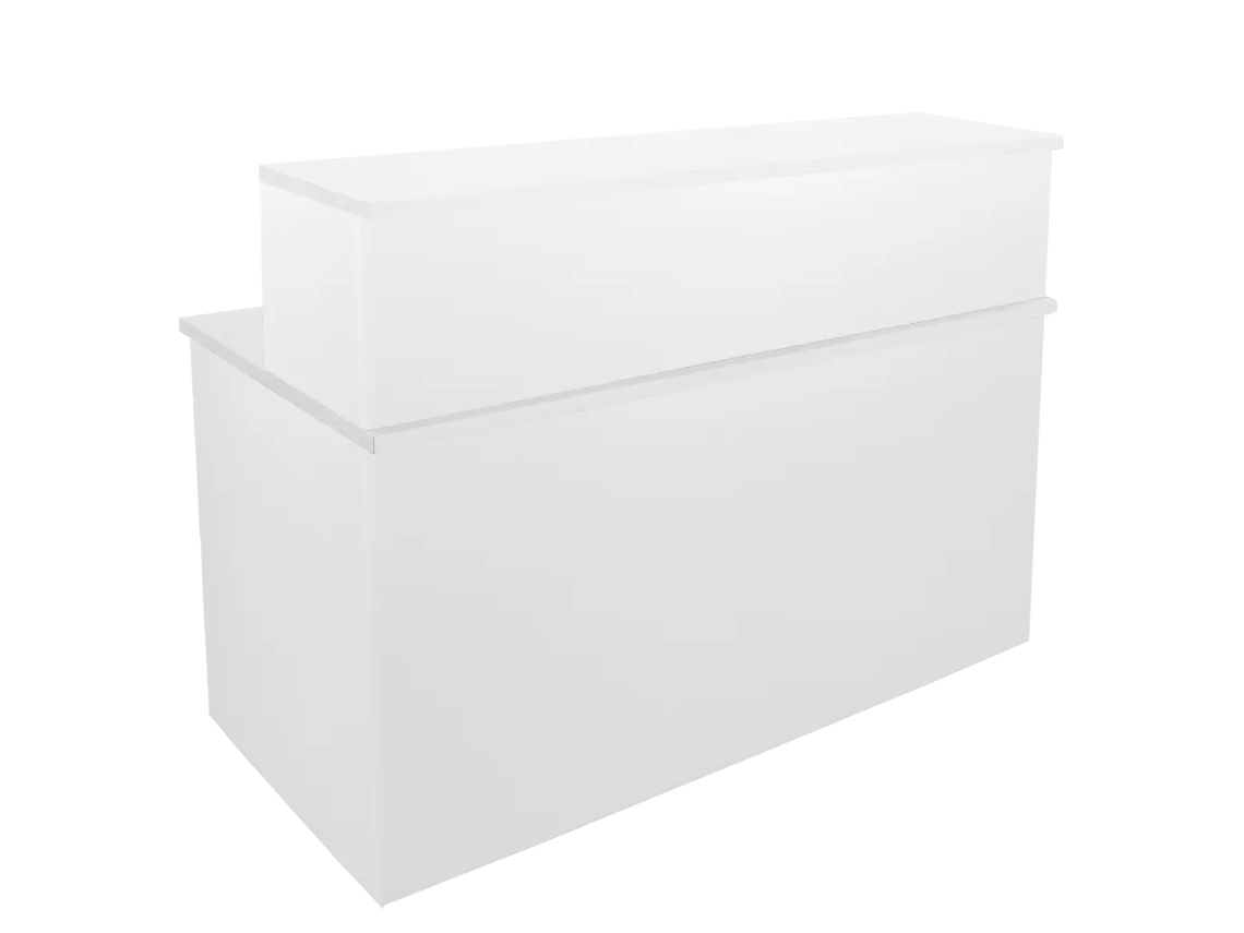 Balcão de Receção Apollo OFILIKE (Branco - 160 cm)