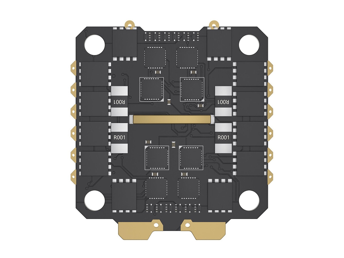 Controlador de Velocidade Brushless 30.5x30.5mm Geprc Fettec Gf50a 50a 2 6s 4 em 1 Dshot2400 para Drones de Corrida Fpv Rc MDUG
